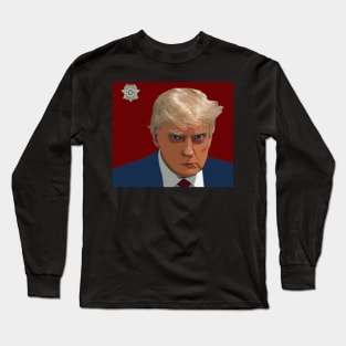 trump mugshot Long Sleeve T-Shirt